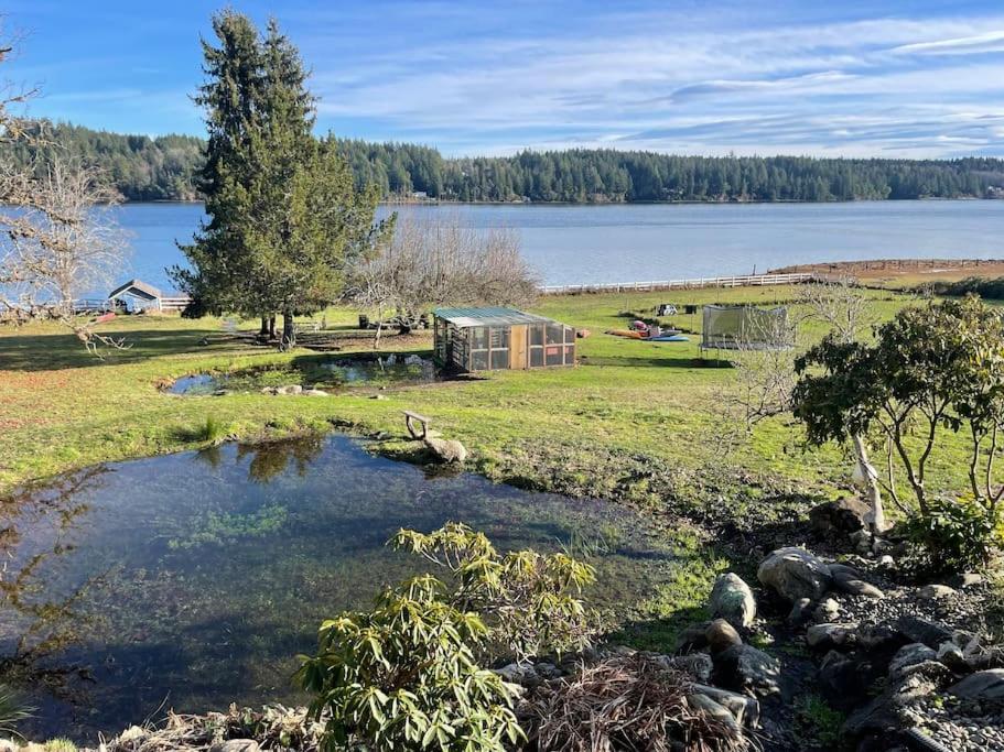 Oceanfront Studio/Loft: Alpacas, Oysters & Kayaks Shelton Exterior photo